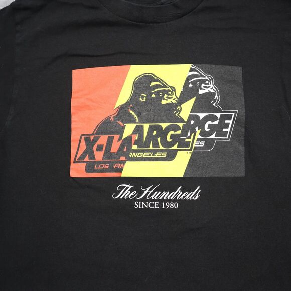The Hundreds Shirt Womens S Black Cropped Short Sleeve Crew Neck Cotton T Shirt - Picture 3 of 15